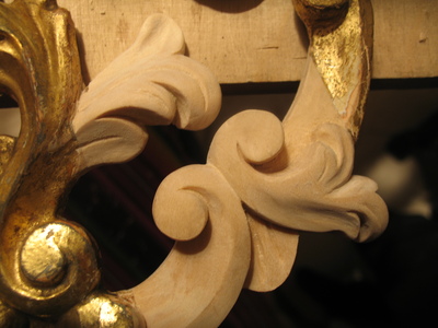 Mirror frame detail 2